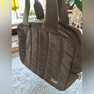 lug Mini Quilted Tote in Olive Green
